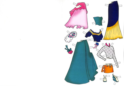 Dress the doll (turquoise)