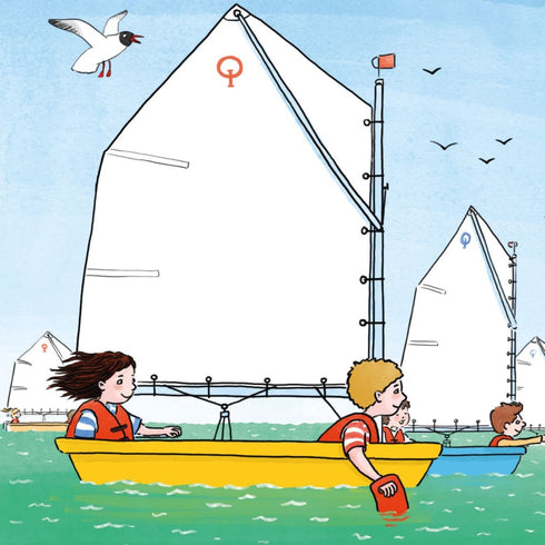 Ett and Finn go out to the open sea.