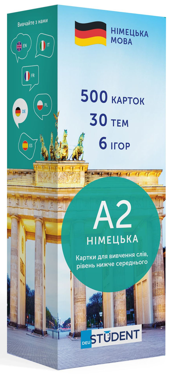 Kartičky se slovní zásobou, nižší středně pokročilá úroveň. Němčina A2