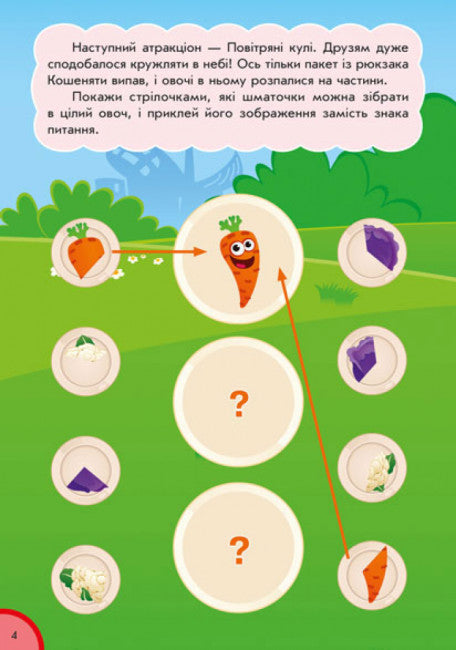 Funny Food. Part and Whole