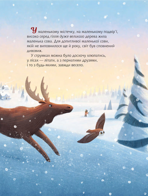 Різдвяна сова. Засновано на реальній історії маленької сови Рокфеллер