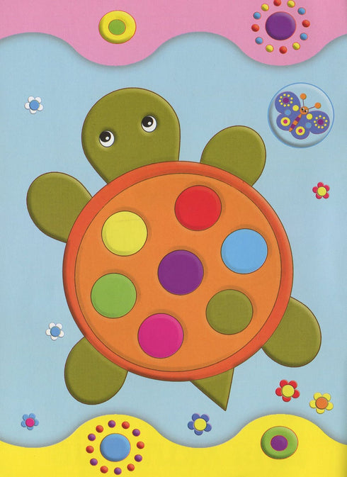 Vývojové samolepky pro miminka. Páv