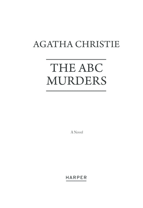 Murders according to the alphabet