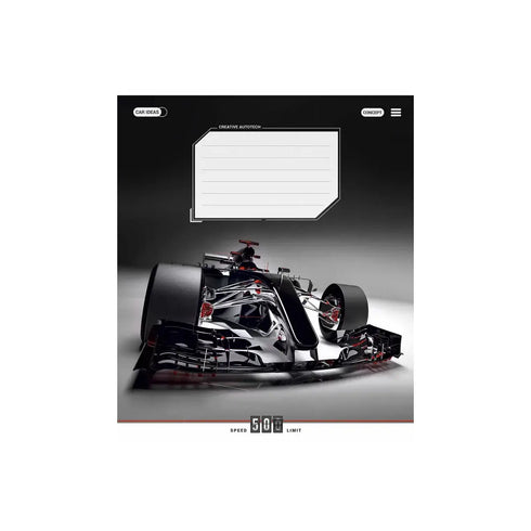 Notebook with lines - 18 sheets (Star)