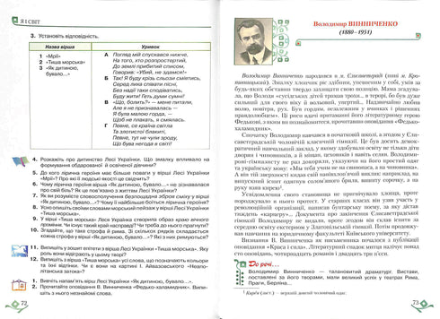 Ukrainian Literature (6th Grade)