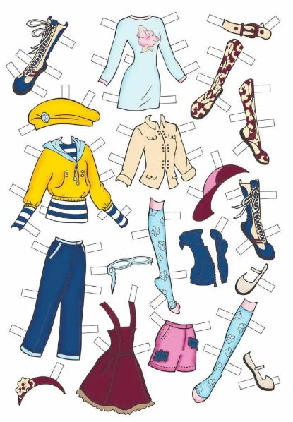 Dress the doll (pink)