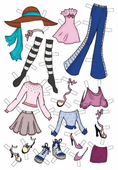 Dress the doll (pink)