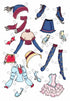 Dress the doll (pink)