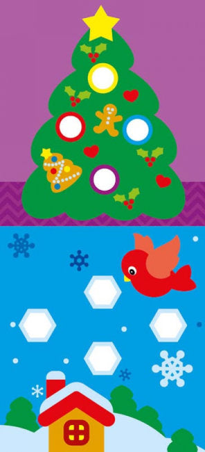 Мозаїка з наліпками. Новий рік 1