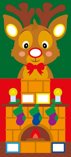 Мозаїка з наліпками. Новий рік 1