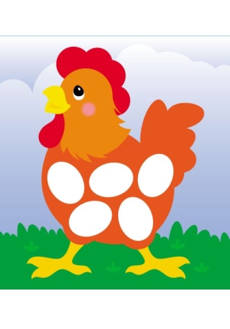 Мозаїка з наліпок. Для дітей від 3 років. Форма